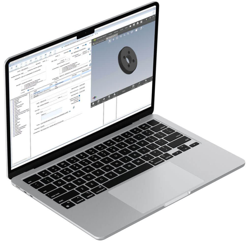 Ecran interface CAO DAO