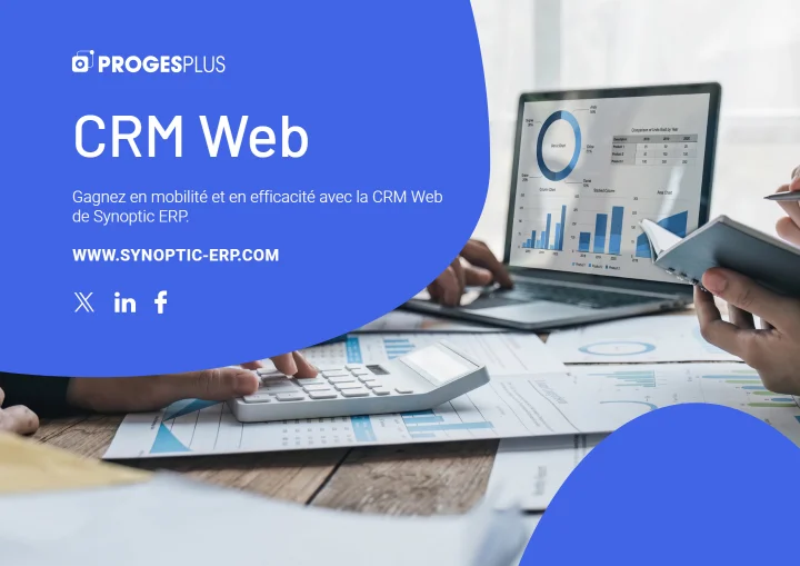 Couverture de la présentation CRM Web de Synoptic ERP