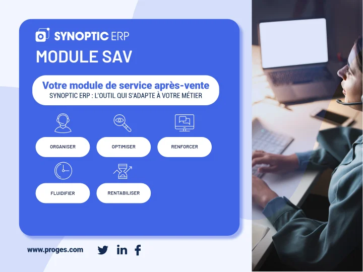 Couverture de la fiche fonction Module SAV de Synoptic ERP